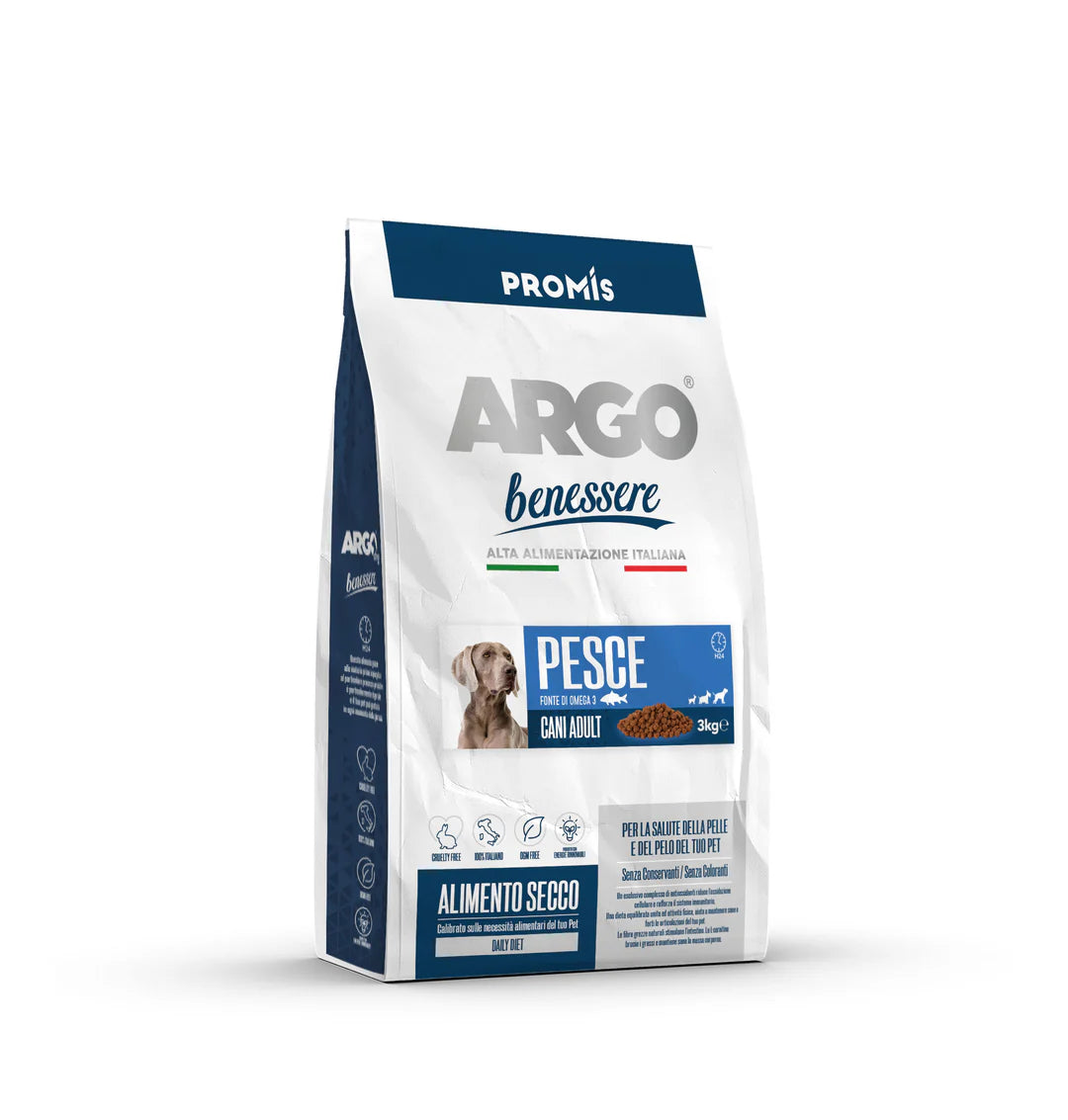 Argo - Benessere pesce 3kg premium Cane