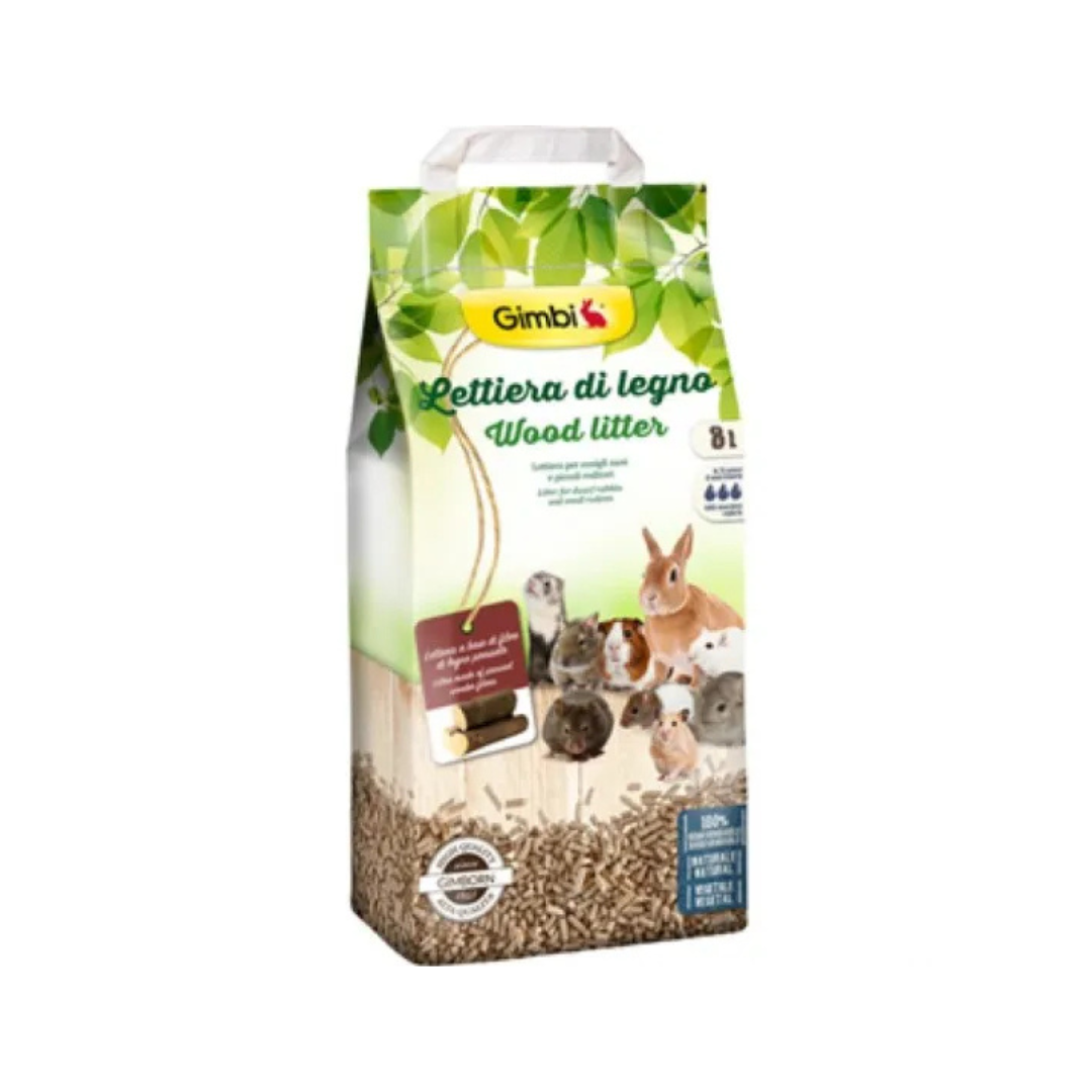 Lettiera di Legno 8L - Piccoli Roditori