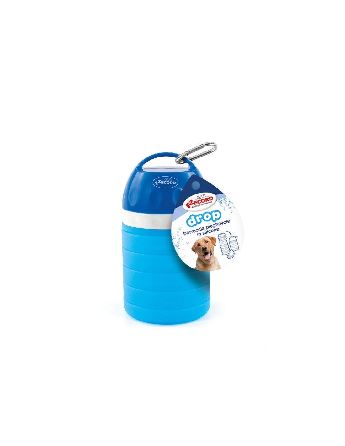 Dispenser di acqua e cibo 2in1 da viaggio 600 ml - Record